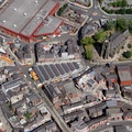  site of Stockport Castle from the air