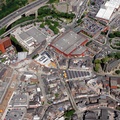  site of Stockport Castle i from the air