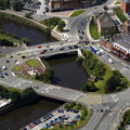 Warrington Bridges from the air