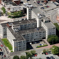NewTown House Warrington  from the air