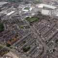 Orford Lane Warrington from the air