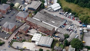 The Old Tannery , aka Raddon Court Latchford  Warrington from the air