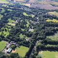 Walton Hall, Warrington Cheshire aerial photograph