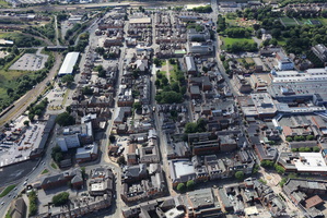 Centre Park Warrington aerial photograph