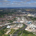 Warrington Transporter Bridge & vicinity aerial photograph
