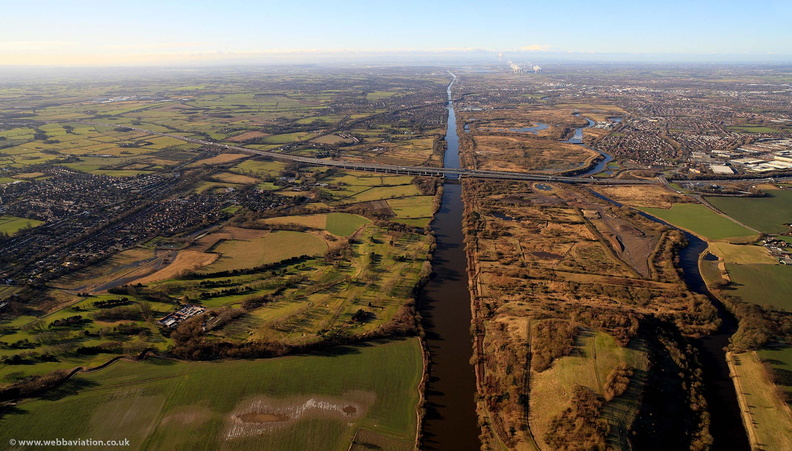  Manchester Ship Canal from the air