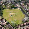 Widnes Cricket Club from the air
