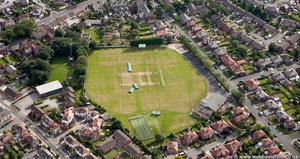 Widnes Cricket Club from the air