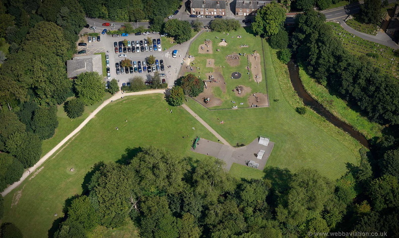 The Carrs Park Wilmslow from the air