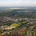 Wilmslow  from the air