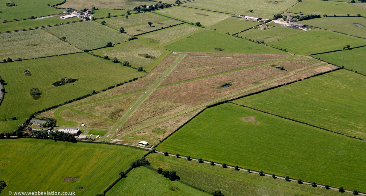 Ashcroft Airfield Winsford from the air 