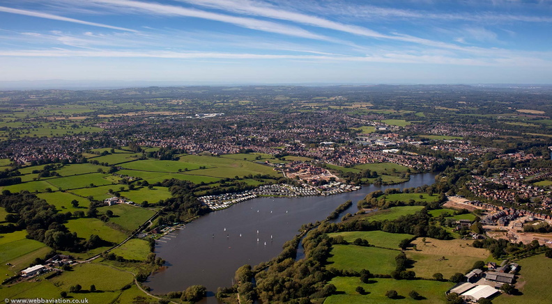 Bottom Flash Winsford from the air 