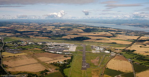 Edinburgh Airport from the air 
