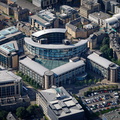 Exchange Place Edinburgh  from the air 