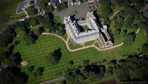 Holyrood Palace  Edinburgh from the air 