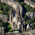 St Mary’s Cathedral, Edinburgh from the air 