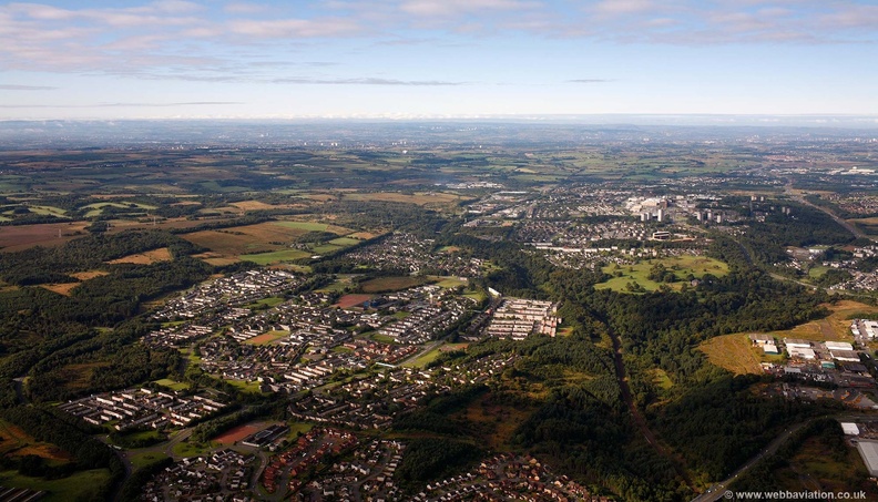 Cumbernauld,  Scotland aerial photo 