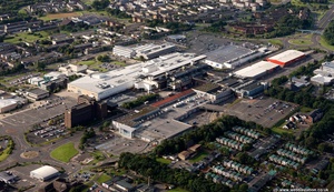 Cumbernauld town centre,  Scotland aerial photo 