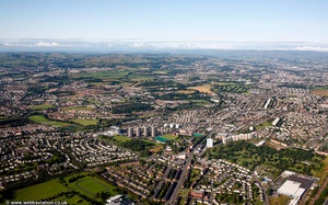 Craigton and Cardonald  Glasgow G52  from the air