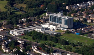 Glasgow Clyde College, Cardonald Campus , formerly Cardonald College  from the air