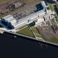 West College Scotland - Clydebank Campus Glasgow   from the air