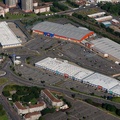 Forge Retail Park Glasgow G31 4BH,  from the air
