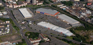 Forge Retail Park Glasgow G31 4BH,  from the air