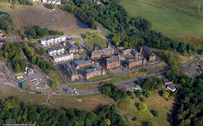 Gartloch Hospital Glasgow  from the air