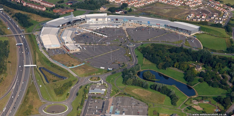 Glasgow Fort Retail Park   from the air