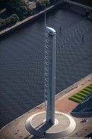 Glasgow Tower from the air