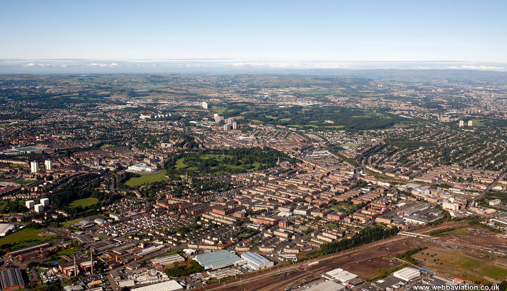 Glasgow Govanhill from the air