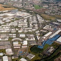 Hillington Industrial Estate Glasgow from the air