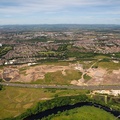 Mount Vernon Landfill waste site, Glasgow  aerial photo 