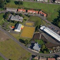 Newhills School and Aultmore Park Primary Glasgow   from the air