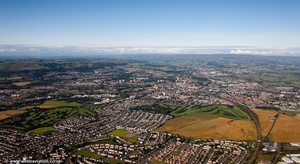 Paisley, Renfrewshire  from the air