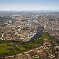 Glasgow Green from the air