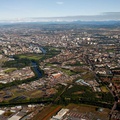 Dalmarnock Waste Water Treatment Works  Glasgow from the air