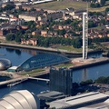 Glasgow Science Centre  from the air