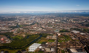 Glasgow aerial panorama
