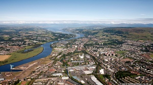 Clydebank from the air