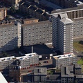  tower block at  14 Shaftesbury Street  Anderston, Glasgow from 