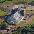People's Palace, Glasgow from the air