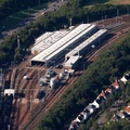 Corkerhill Carriage Servicing Maintenance Depot  Glasgow   from the air