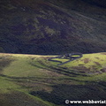 Huntford Hill Hillfort Scotland  UK aerial photograph