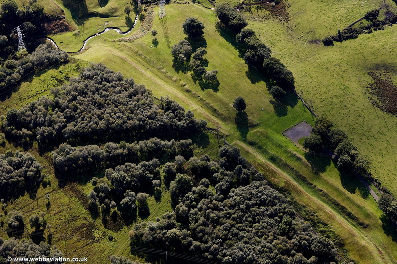 the Antonine Wall   from the air