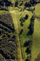 the Antonine Wall   from the air