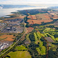 Antonine Wall Scotland aerial photo