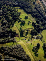 Rough Castle Roman Fort on the Antonine Wall   from the air