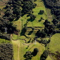 Rough Castle Roman Fort on  the Antonine Wall Scotland  UK aerial photograph