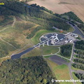 Falkirk Wheel Scotland  UK aerial photograph